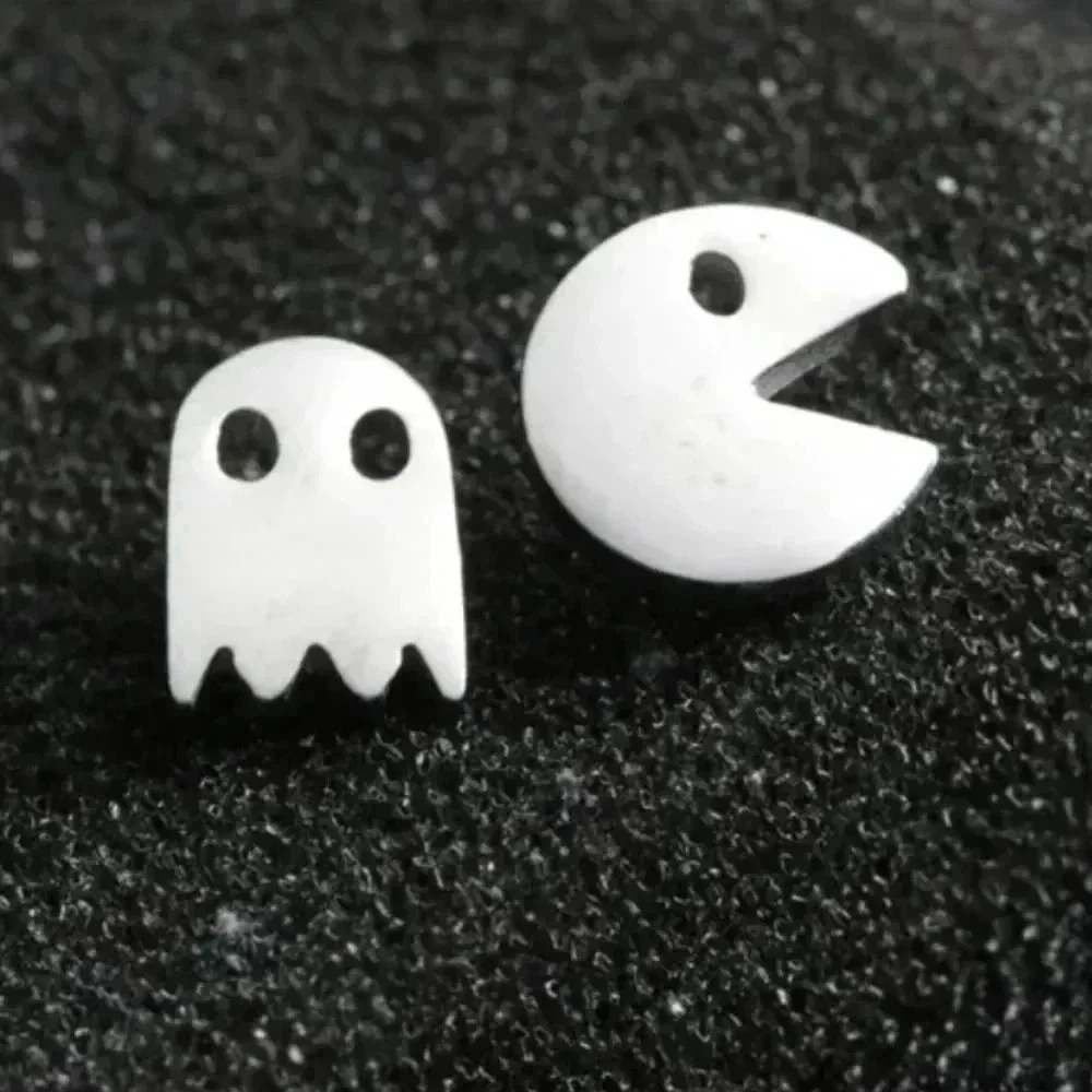Pacman Hot Stainless Steel Earring